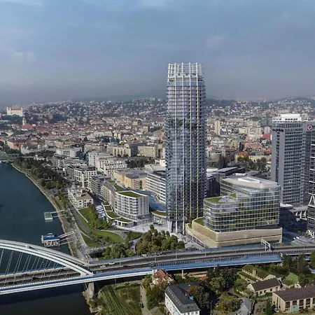 20th Floor Luxury - River & Castle View Μπρατισλάβα